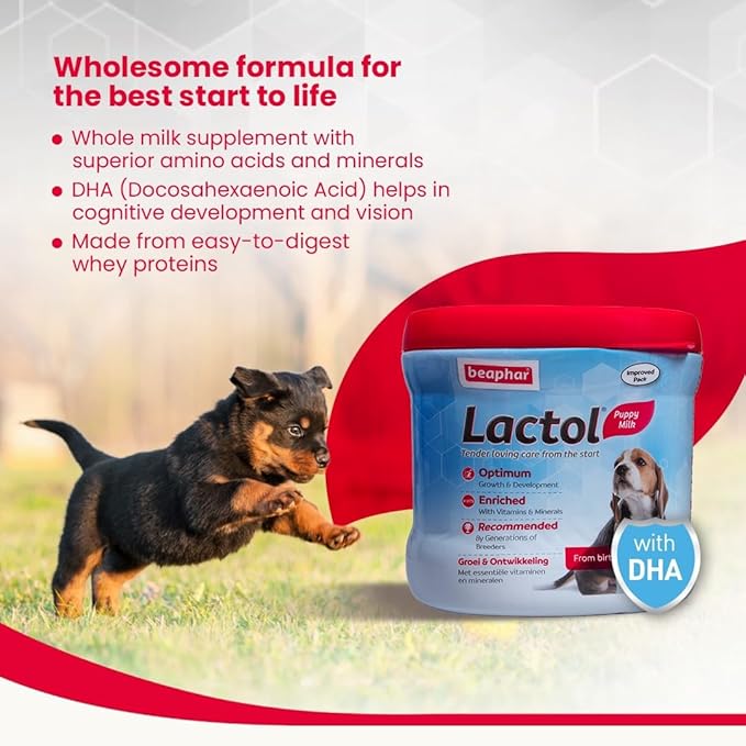 Beaphar Lactol New Born Milk Replacement Powder for Puppies 200g