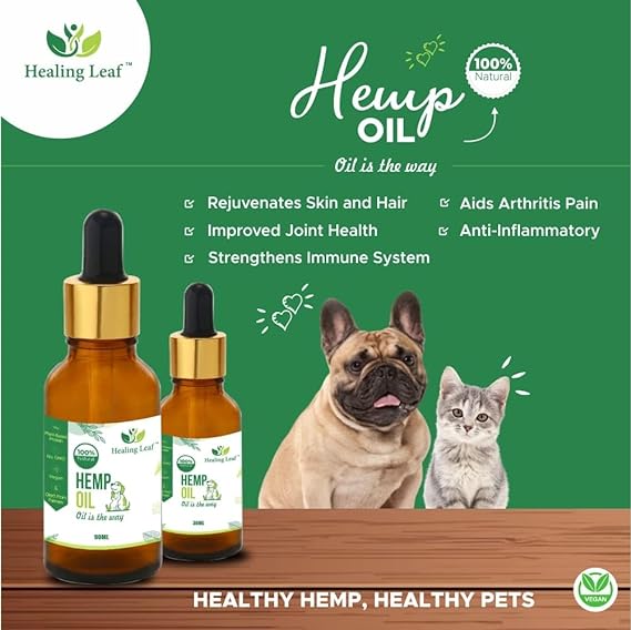 Healing Leaf Vegan & Cruelty-free Hemp Oil For Dogs & Cats