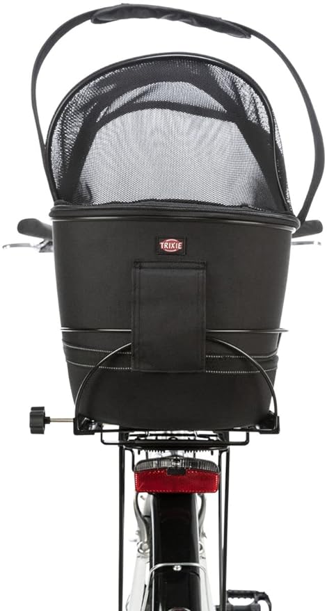 Trixie Long Bicycle basket For Wide Bike Racks Eva (29x42x60 cm) - Black