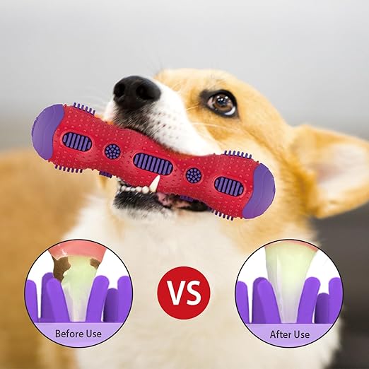 GiGwi Toothbrush Stick with Crackle Dog Toy Medium