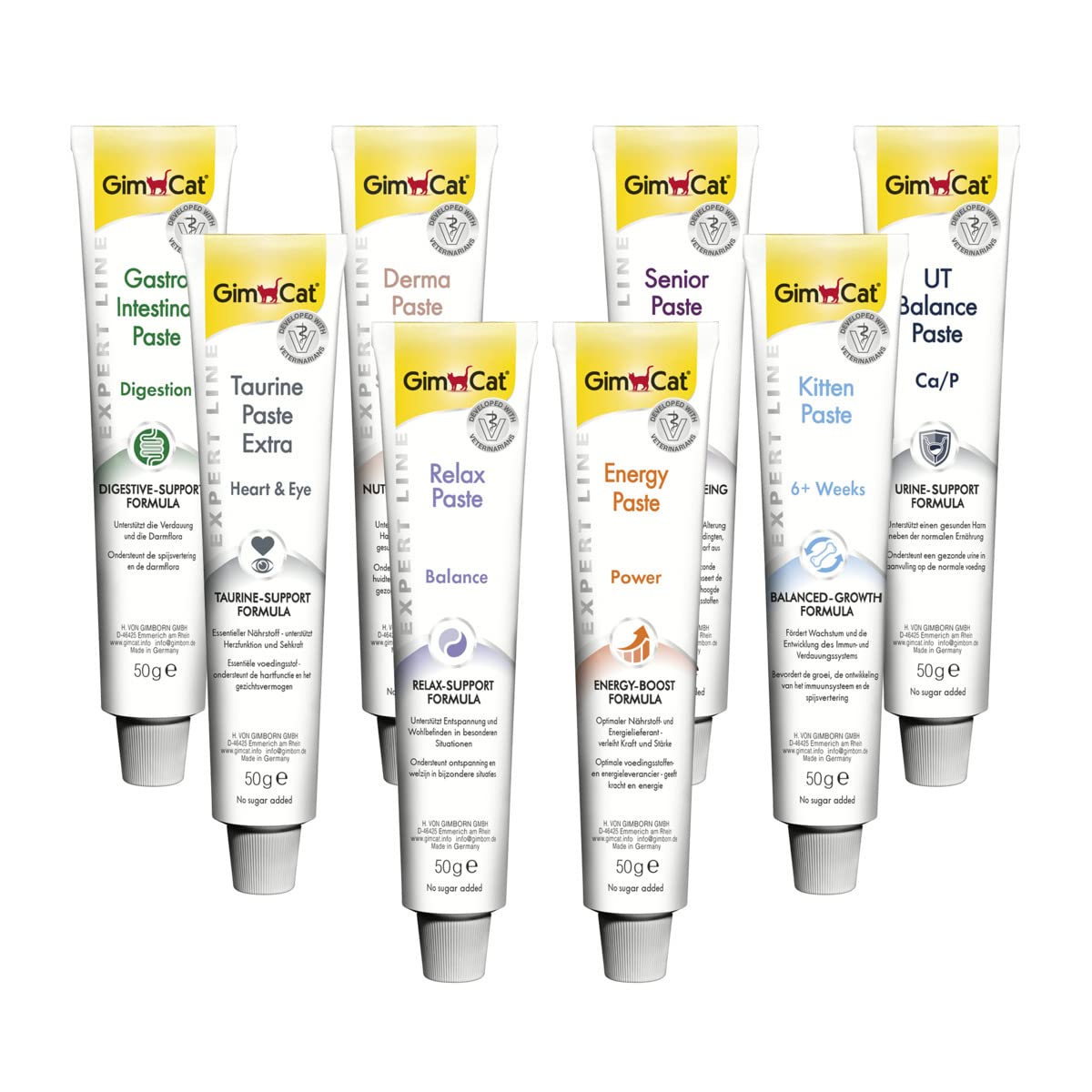 GimCat Expert Line Relax Paste promotes relaxation and well-being of cats 50g