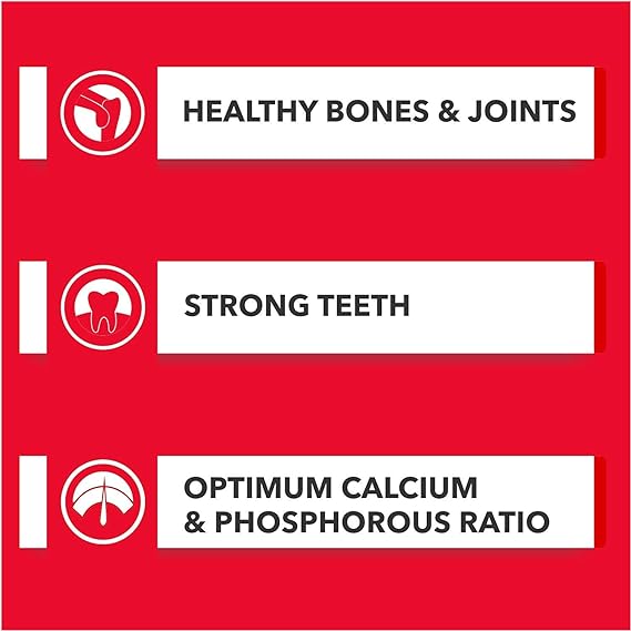 Drools Absolute Dog Supplement Treat Calcium Bone Jar 20 pieces (300g)
