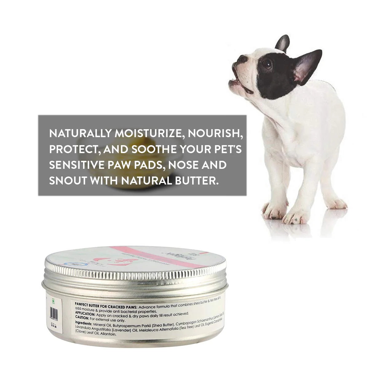 Petlogix Vegan & Cruelty Free Paw Butter Cream For Dogs - 80gm
