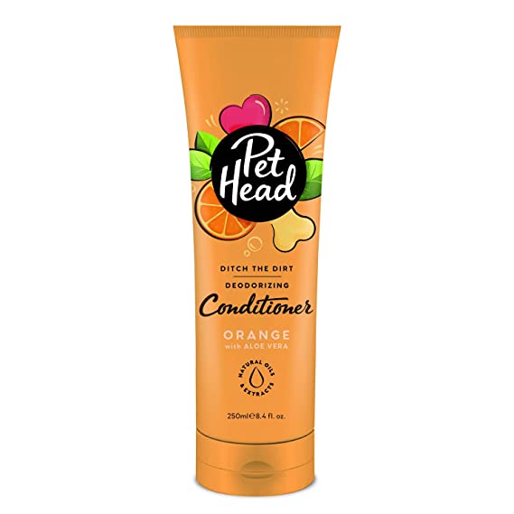 Pet Head Ditch The Dirt Deodorizing Conditioner Orange with Aloe Vera 250ml