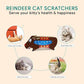 Tails Nation Cat Cardboard Scratcher Reindeer 44cmx20cmx20cm