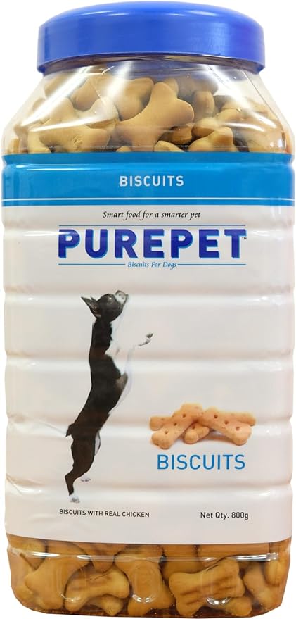 Purepet Dog Biscuit Treats Milk Flavour for All Life Stages