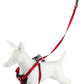 Gigwi Premium Line Durable H-Harness for Dogs Reflective Material Red 15mmx30-50cm (Medium)