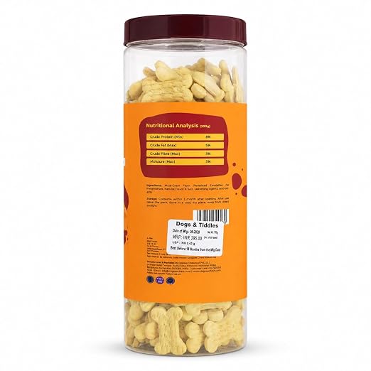 Dogs & Tiddles Cheese & Almond Dog Biscuits 700g