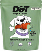 Dogs & Tiddles Tender Chicken and Herbs Gluten Free Dog Treats 70g