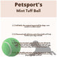 Petsport Tuff Mint Balls Toy For Dogs 2.5" 2pk