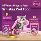 Whiskas Salmon Flavour Kitten 2-12 Months Wet Food 80g
