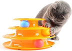 Smarty Pet 3 Level Tower Track Roller Cat Toy With Colorful Balls
