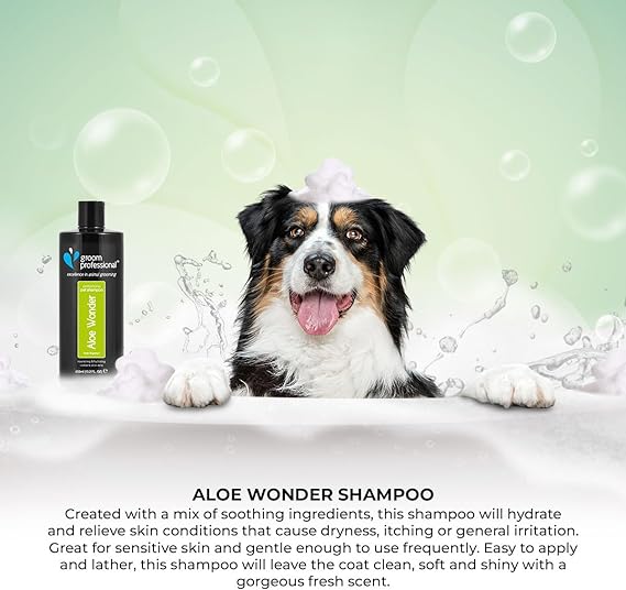 Groom Professional Aloe Wonder Dog Shampoo 450ml