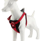 Gigwi Premium Line Durable H-Harness for Dogs Reflective Material Red 15mmx30-50cm (Medium)