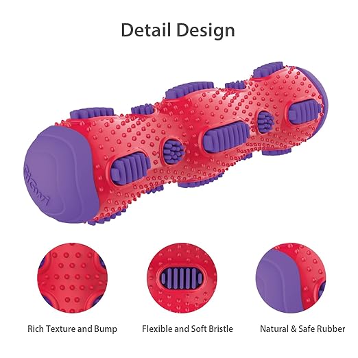 GiGwi Toothbrush Stick with Crackle Dog Toy Medium
