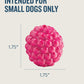 Petstages Orbee Tuff Raspberry Pink Dog Toy 1.75inch