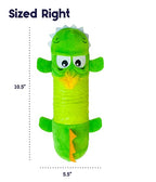 Petstages Stuffing Free Big Squeak Gator 25cm