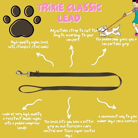 Trixie Classic Lead Black