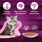 Whiskas Tasty Mix Seafood Cocktail With Carrot In Gravy Wet Food For Junior (2-12 Months) Kitten 70gm