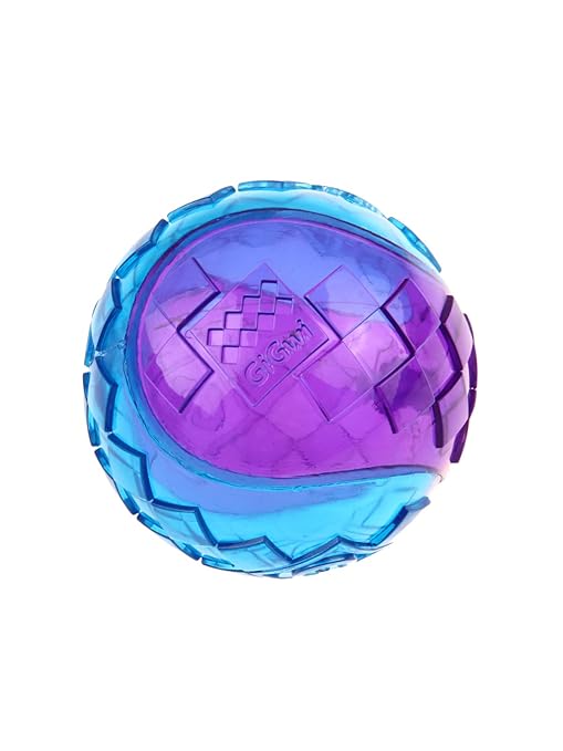 Gigwi Ball Squeaker Dog Toy Blue Large