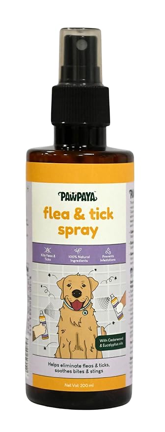 Pawpaya Natural Flea & Tick Spray for Dogs 200ml
