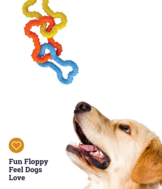 Petstages Mini Bone Tug Toy For Dogs 15cm