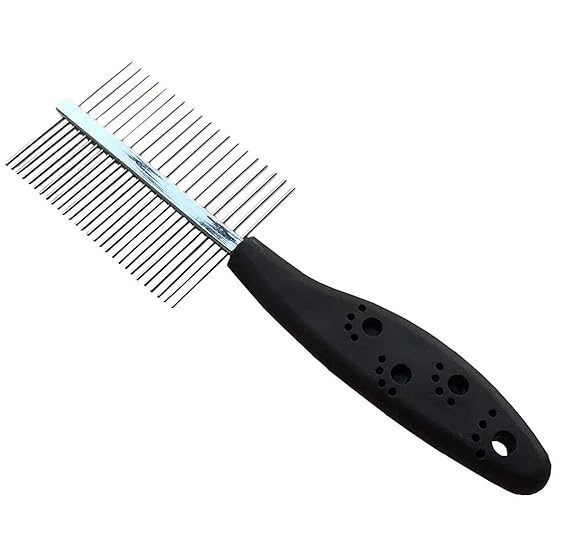 Smarty Pet Plastic Handle Double Side Comb