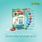 Jer High Chicken Meat with Roasted Duck in Jelly Wet Dog Food 130g
