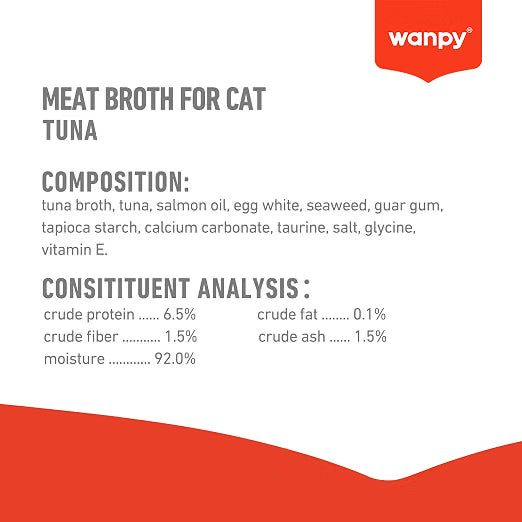 Wanpy Tuna Meat Broth for All Cats 50g