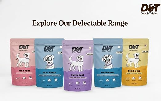 Dogs & Tiddles Immunity Dog Treats for All Breeds Dog 70g