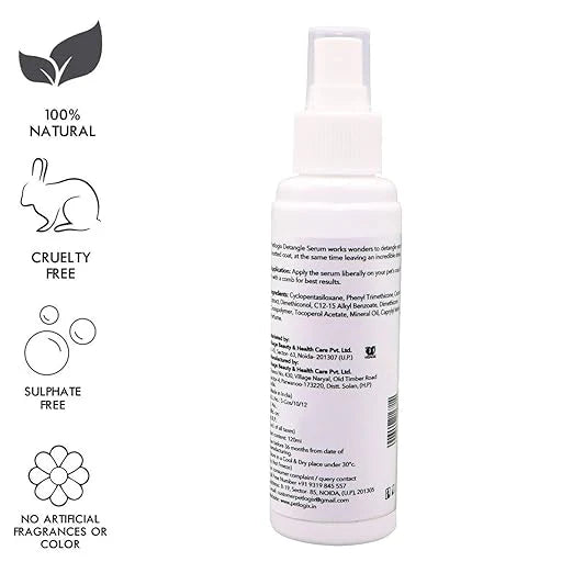 Petlogix Vegan & Cruelty Free Detangle Spray For All Coat Types Dogs 100ml