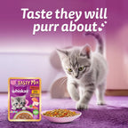 Whiskas Tasty Mix Seafood Cocktail With Carrot In Gravy Wet Food For Junior (2-12 Months) Kitten 70gm