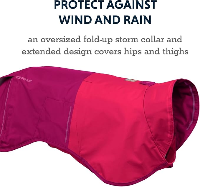Ruffwear Sun Shower Raincoat Jacket - Hibiscus Pink