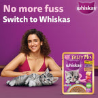 Whiskas Tasty Mix Chicken Tuna With Sweet Potato flvor In Gravy Wet Food For Junior (2-12 Months) Kitten 70 gm