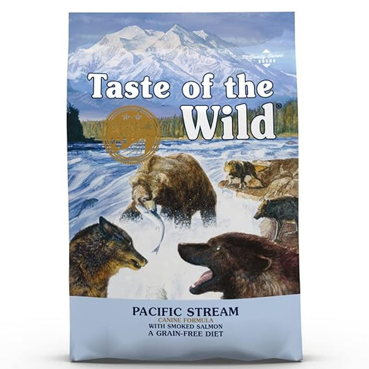Taste Of The Wild Pacific Stream Canine Formula with Smoked Salmon a Grain Free Diet Dog Dry Food