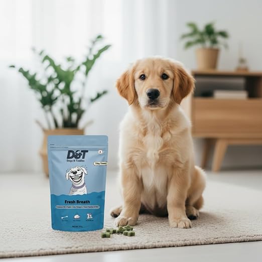Dogs & Tiddles Fresh Breath Dog Treats for All Breeds Dog 70g