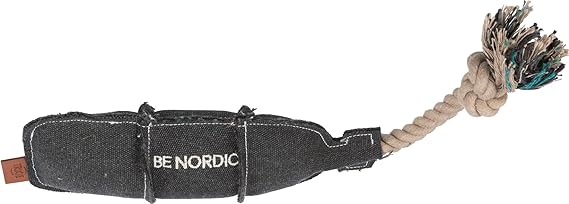 Trixie Be Nordic Bottle On A Rope Toy for Dog 37cm