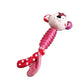 GiGwi Suppa Puppa Monkey Squeak Toy for Puppies & Small Dogs XS