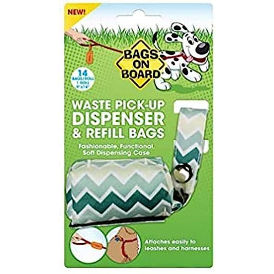 Bags On Board Fabric Waste Pick-Up Dispenser 14 Bags in 1 Roll