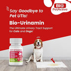 Bio Pet Active Bio Urinamin Cranberry Extract Vitamin C Tablet with Cranberry Extract for Cats and Dogs 20 Tablet