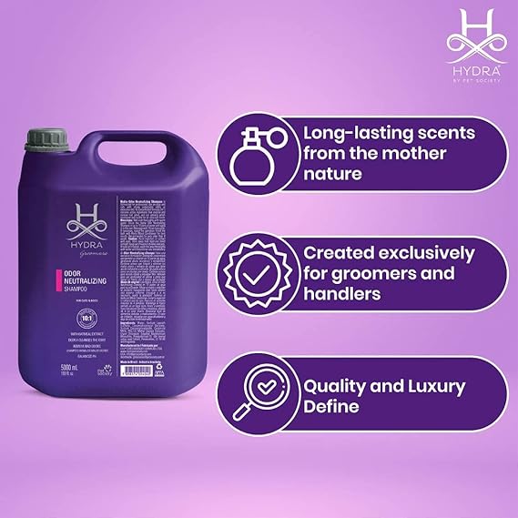 Hydra Groomer’s Odor Neutralizing Shampoo For Dogs & Cats 5L