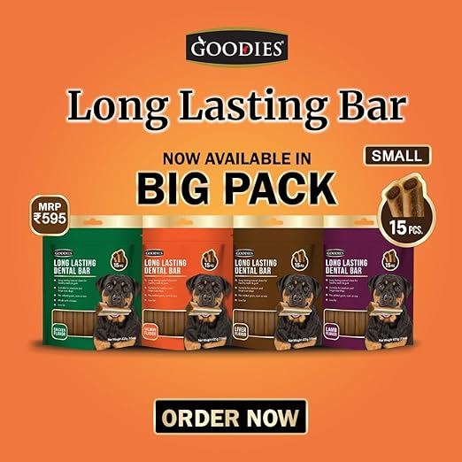 Goodies Dog Dental Treats Liver Flavor 15pc