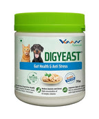 Vvaan Digyeast Gut Health & Anti Stress 100% Pure Natural Supplementary Food for Dogs & Cats 70g