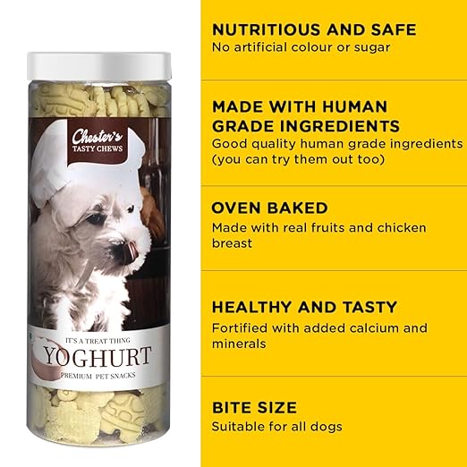 Chester's Tasty Chew Yoghurt Flavor Biscuit For Dogs 700g