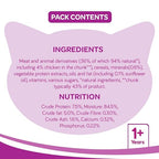 Whiskas Adult (1+ year) Chicken in Gravy Wet Cat Food 80g