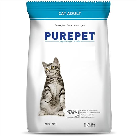 Purepet Ocean Fish Adult Cat Dry Food 20kg
