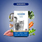 Signature Grain Zero Seafood Adult All Breed Adult Cat Dry Food 1.2kg + Free Creamy Treat