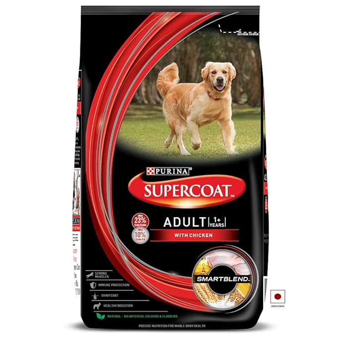 Purina Supercoat All Breed Adult Dry Dog Food with Chicken