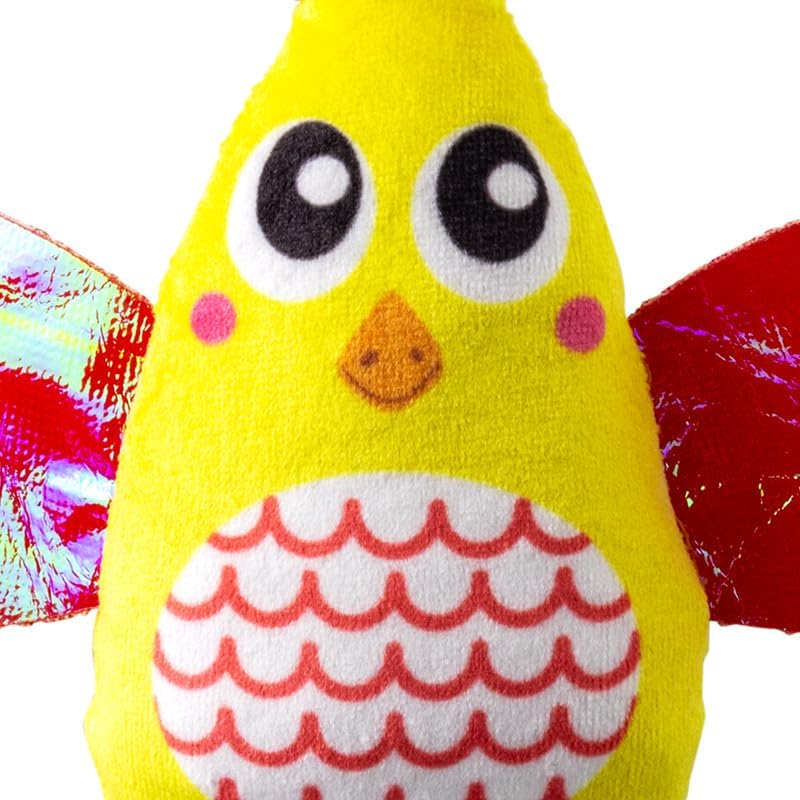 Kong Scrattles Chicken Chicken and Egg Crinkly Rattling Cat Toys with Catnip 2pk