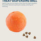 Petstages Orbee Tuff Diamond Plate Treat Dispenser Ball Grey Dog Toy Small